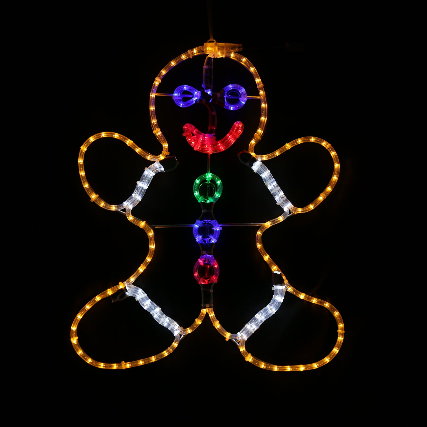 Peperkoekmannetje - Kerstverlichting voor buiten - 90x110 cm