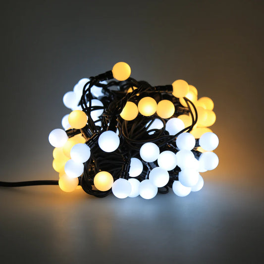 Vintage bol 10 meter snaarlicht