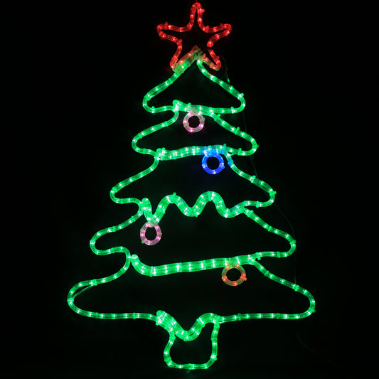 Kerstverlichting - LED-kerstboom - 57x90cm