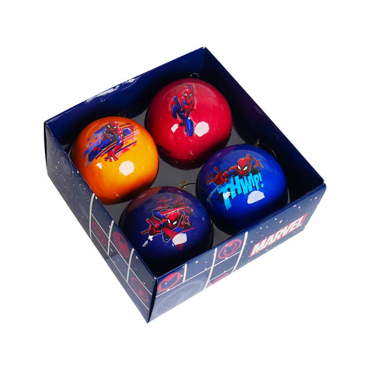 Spiderman kerstballen - set van 4