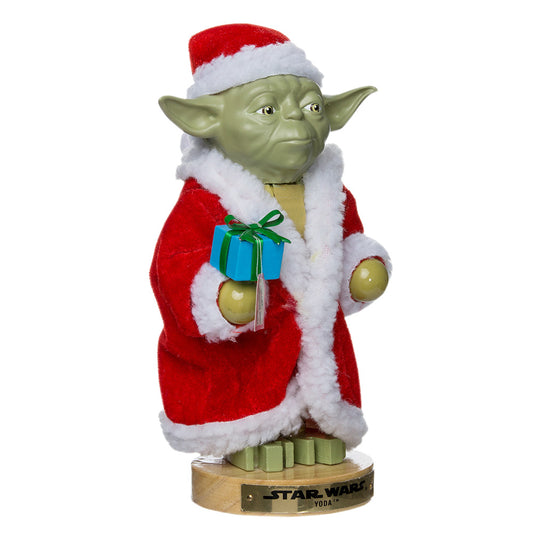 Notenkraker 23 cm - YODA IN KERSTMAN'S ROBE