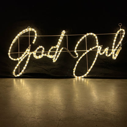 God Jul LED bord - Warm Wit 100x48 cm