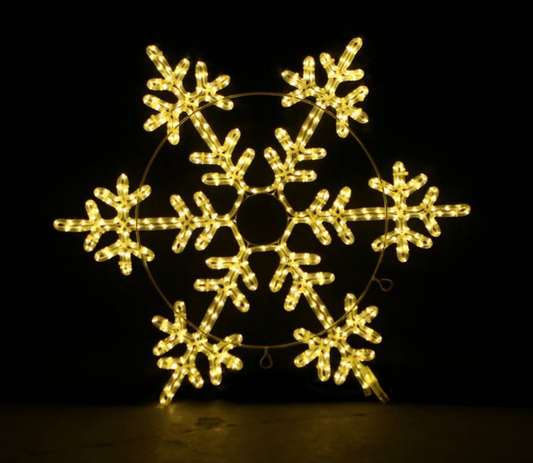 Sneeuwvlok Kerstlamp 80x80cm LED Buiten