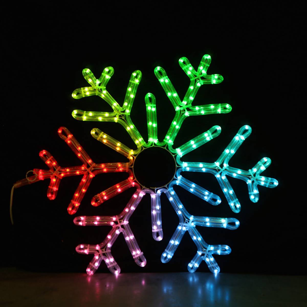 Kerstsneeuwvlok 55x55cm met afstandsbediening en slimme LED